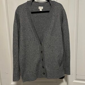 Carlson Gray Button-Up Cardigan